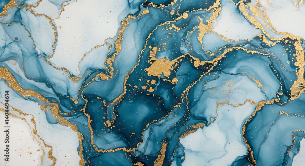 Fototapeta premium Azure Majesty AI Generated