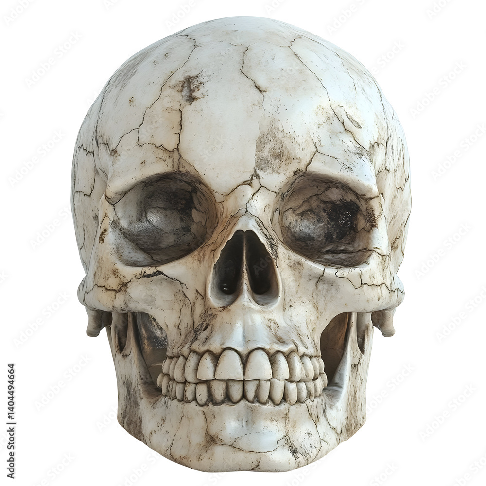 Obraz premium Realistic 3D Skull Model