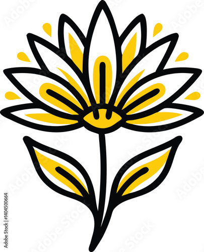 Borage, Yarrow, Coreopsis, Cornflower, Verbena, Allium, Alstroemeria, Bellflower, Bougainvillea, Bouvardia, flower logo icon