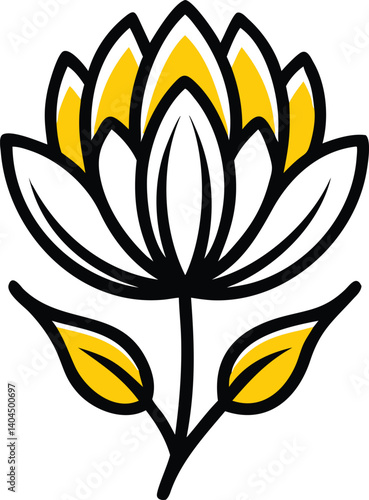 Borage, Yarrow, Coreopsis, Cornflower, Verbena, Allium, Alstroemeria, Bellflower, Bougainvillea, Bouvardia, flower logo icon