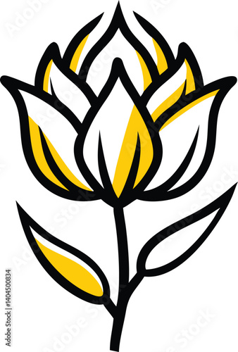 Borage, Yarrow, Coreopsis, Cornflower, Verbena, Allium, Alstroemeria, Bellflower, Bougainvillea, Bouvardia, flower logo icon