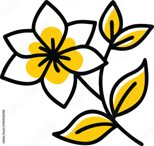 Borage, Yarrow, Coreopsis, Cornflower, Verbena, Allium, Alstroemeria, Bellflower, Bougainvillea, Bouvardia, flower logo icon