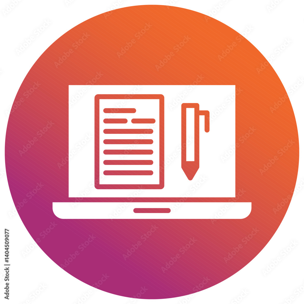 Form AutoFill Gradient Circle Icon, Form AutoFill Icon – Line Style Auto Complete Symbol for Online Forms and Web Input Fields Form AutoFill Gradient Circle Icon, Form AutoFill Icon – Line Style Auto Complete Symbol for Online Forms and Web Input Fields