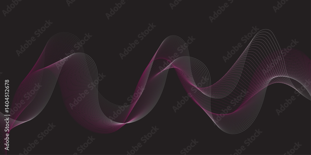 Fototapeta premium abstract blue background with waves