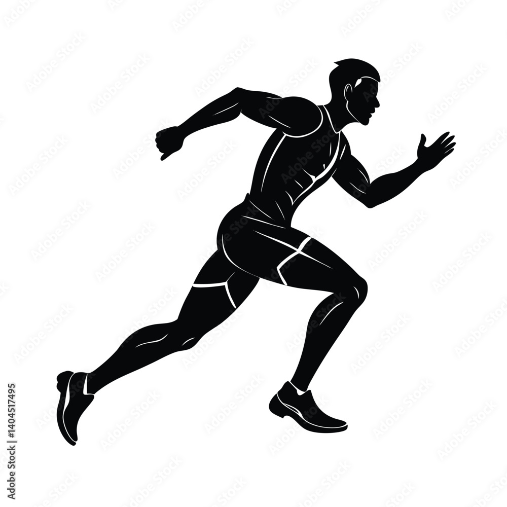 running man silhouette running man silhouette