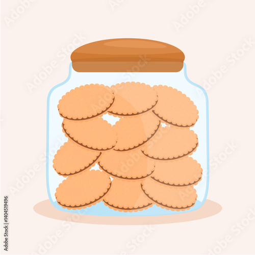 cookies on a white background