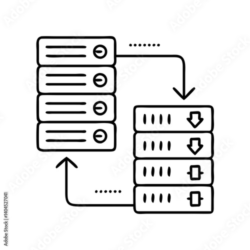 Data Transfer Between Servers Database Synchronization and Backup Process