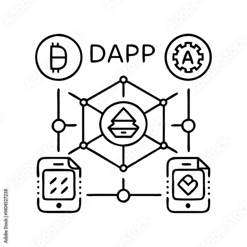 Decentralized Application DAPP Architecture with Blockchain Technology and Secure Data Management