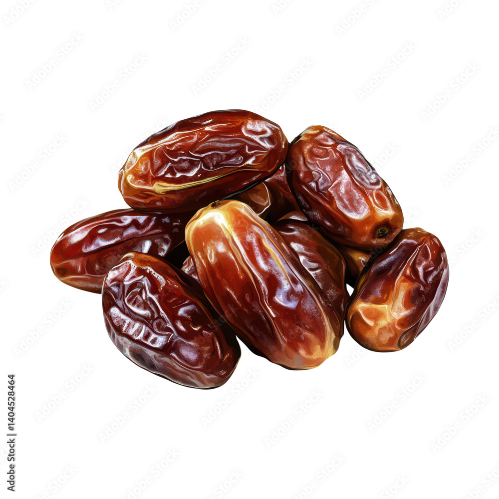 Dates Fruits close up Isolated on Black Background Dates Fruits close up Isolated on Black Background