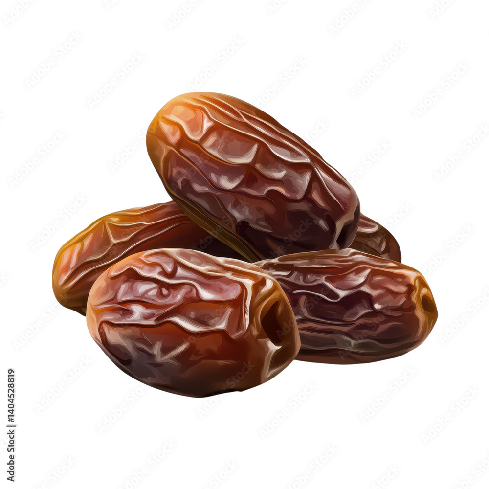 Dates Fruits close up Isolated on Black Background Dates Fruits close up Isolated on Black Background