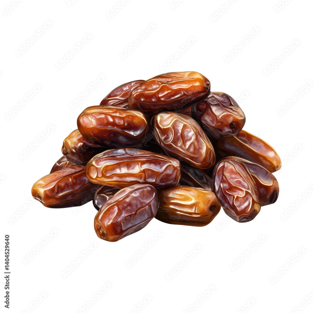 Dates Fruits close up Isolated on Black Background Dates Fruits close up Isolated on Black Background