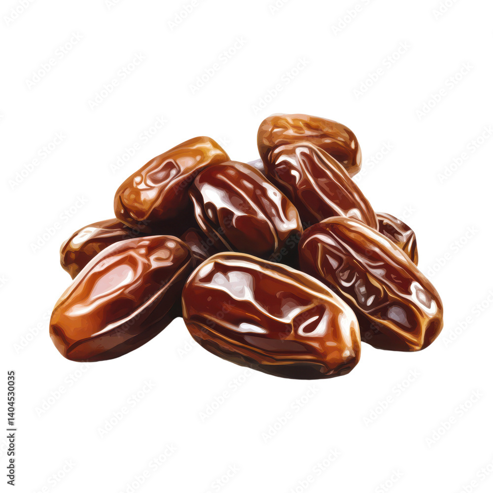 Dates Fruits close up Isolated on Black Background Dates Fruits close up Isolated on Black Background