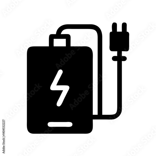 Power Strip with Cable Plug Icon Design