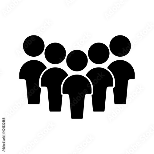 crowd, group, business, community icon