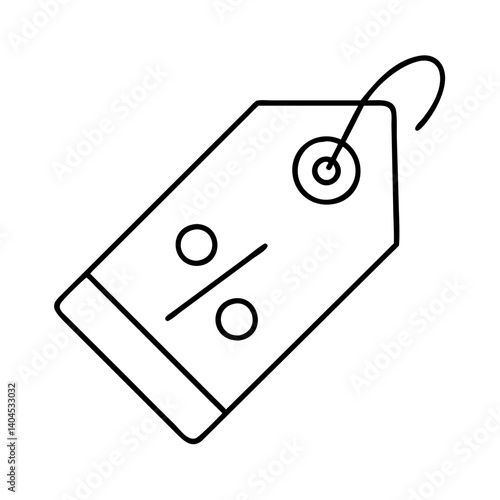 discount tag icon, discount tag line art - simple line art of discount tag, perfect for discount tag logos and icons