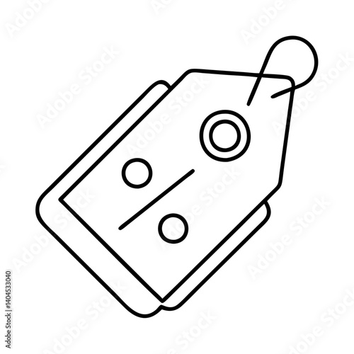 discount tag icon, discount tag line art - simple line art of discount tag, perfect for discount tag logos and icons