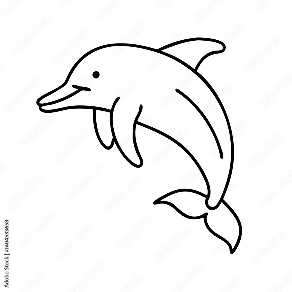 dolphin icon, dolphin line art - simple line art of dolphin, perfect for dolphin logos and icons dolphin icon, dolphin line art - simple line art of dolphin, perfect for dolphin logos and icons