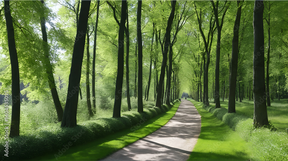 Fototapeta premium Promenade dans les bois