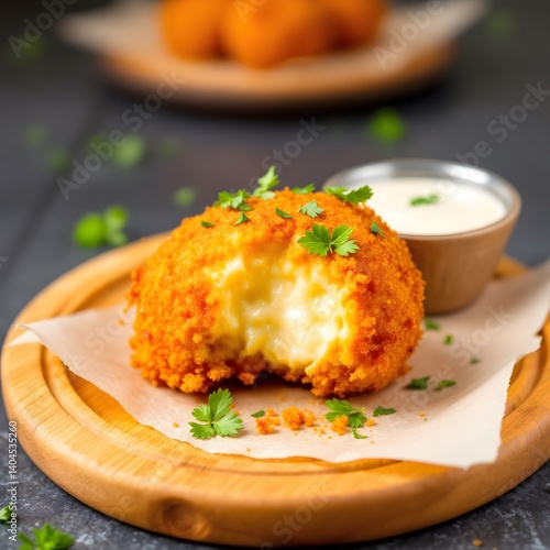 Crispy Mac and Cheese Bites with Creamy Dipping Sauce