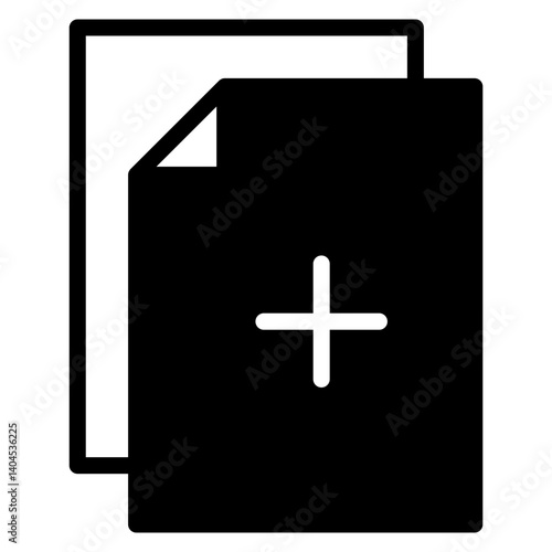 Create Document Solid Icon
