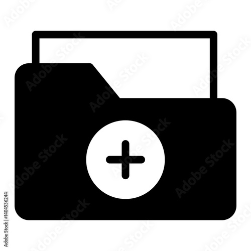 Create Folder Solid Icon