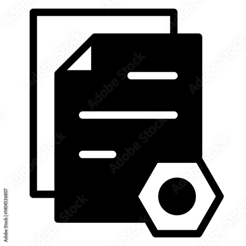 Setting Document Solid Icon