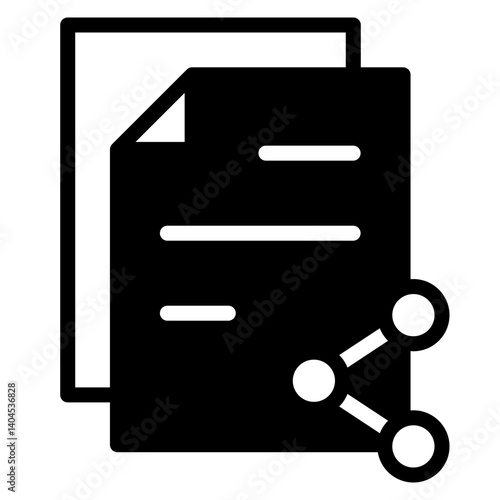 Share Document Solid Icon