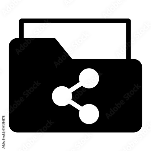 Share Folder Solid Icon