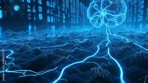 Human head with neon brain emblem, medicine, sign, human body part, and human brain.