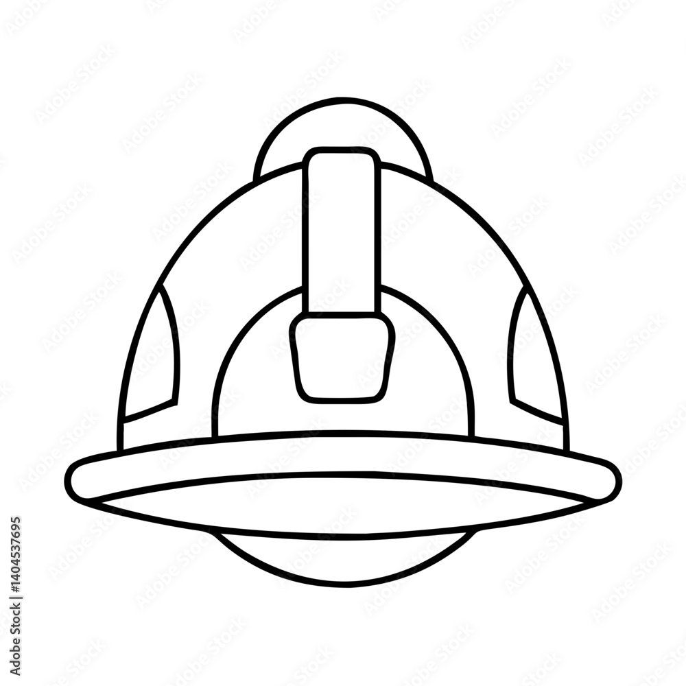 firefighter helmet icon, firefighter helmet line art - simple line art of firefighter helmet, perfect for firefighter helmet logos and icons firefighter helmet icon, firefighter helmet line art - simple line art of firefighter helmet, perfect for firefighter helmet logos and icons