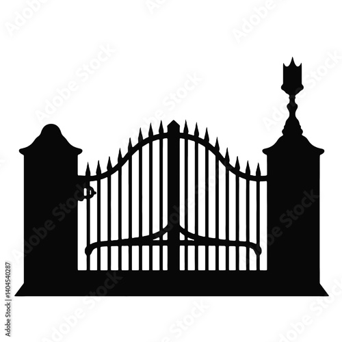 fence silhouette