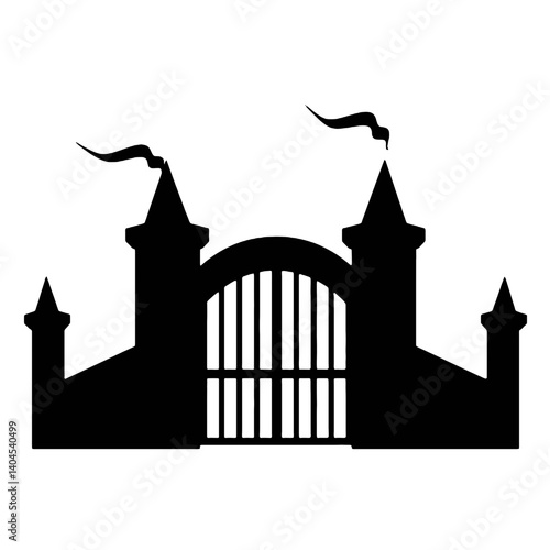 fence silhouette