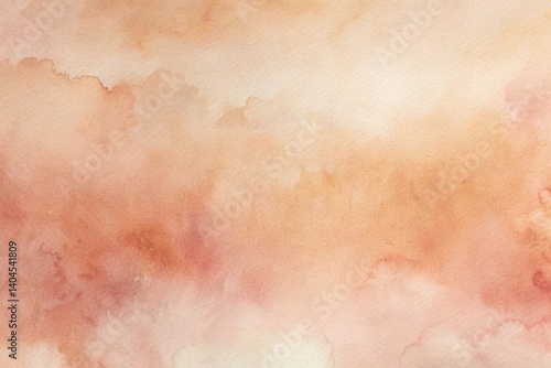 Obraz na płótnie Abstract watercolor background featuring soft pastel hues in warm tones creating a dreamy and serene atmosphere ideal for various design projects and prints w salonie