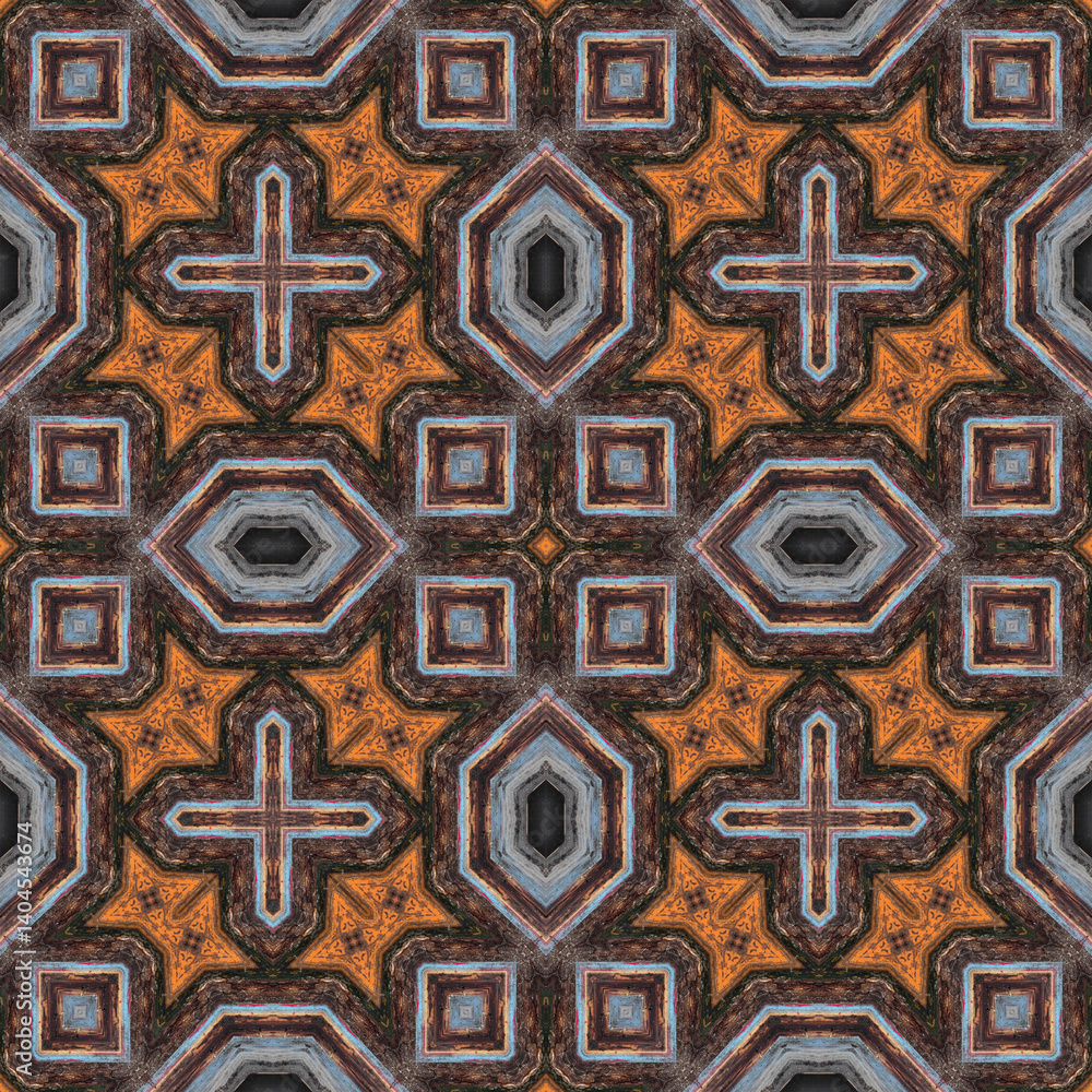 Seamless abstract pattern. Symmetrical texture. Kaleidoscope Seamless abstract pattern. Symmetrical texture. Kaleidoscope