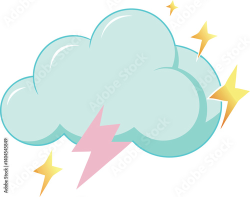 Blinking pastel cloud strikers 