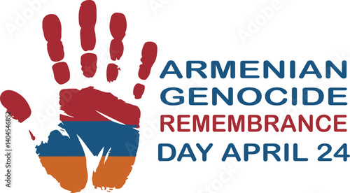 Armenian Genocide Remembrance Day Vector Design