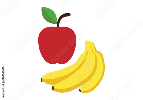 Large set of fruits and vegetables. All kinds of green vegi and fruit for cooking meals. fruits in a juicy cartoon style. A bright element for design. 