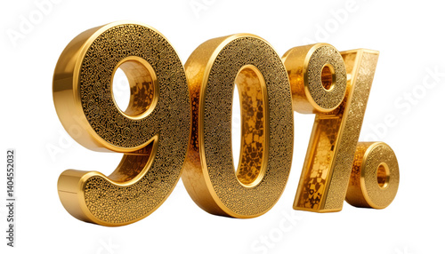 gold percent symbol 90% free with victor