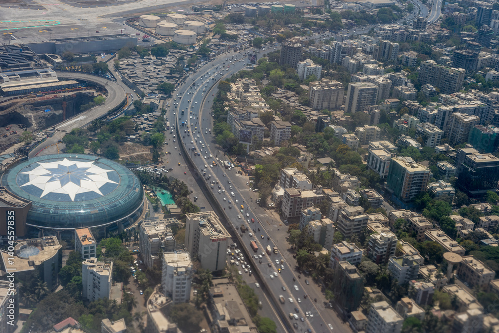 India, Maharashtra, Mumbai, a view of a city