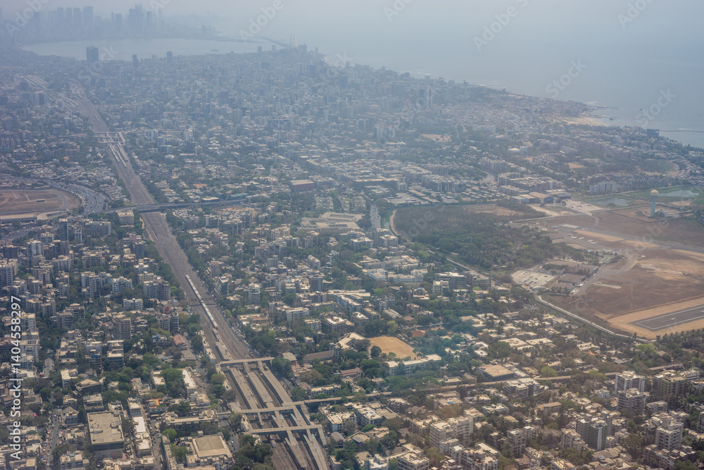 India, Maharashtra, Mumbai, a view of a city
