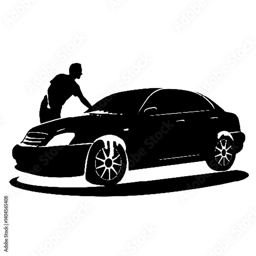 car Wash Silhouette 