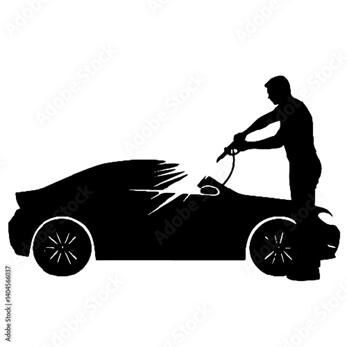 car Wash Silhouette 