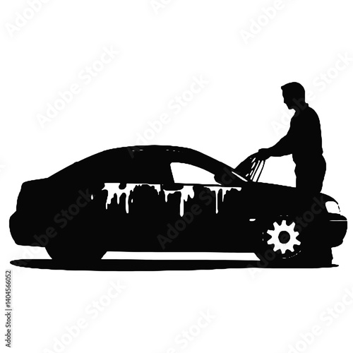 car Wash Silhouette 