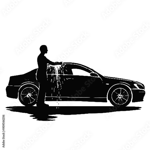 car Wash Silhouette 