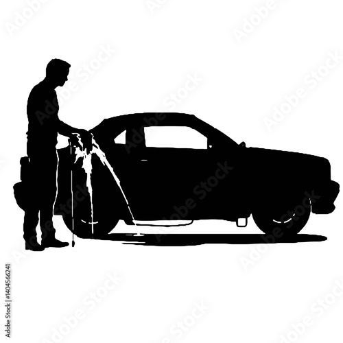 car Wash Silhouette 
