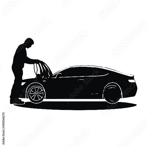 car Wash Silhouette 