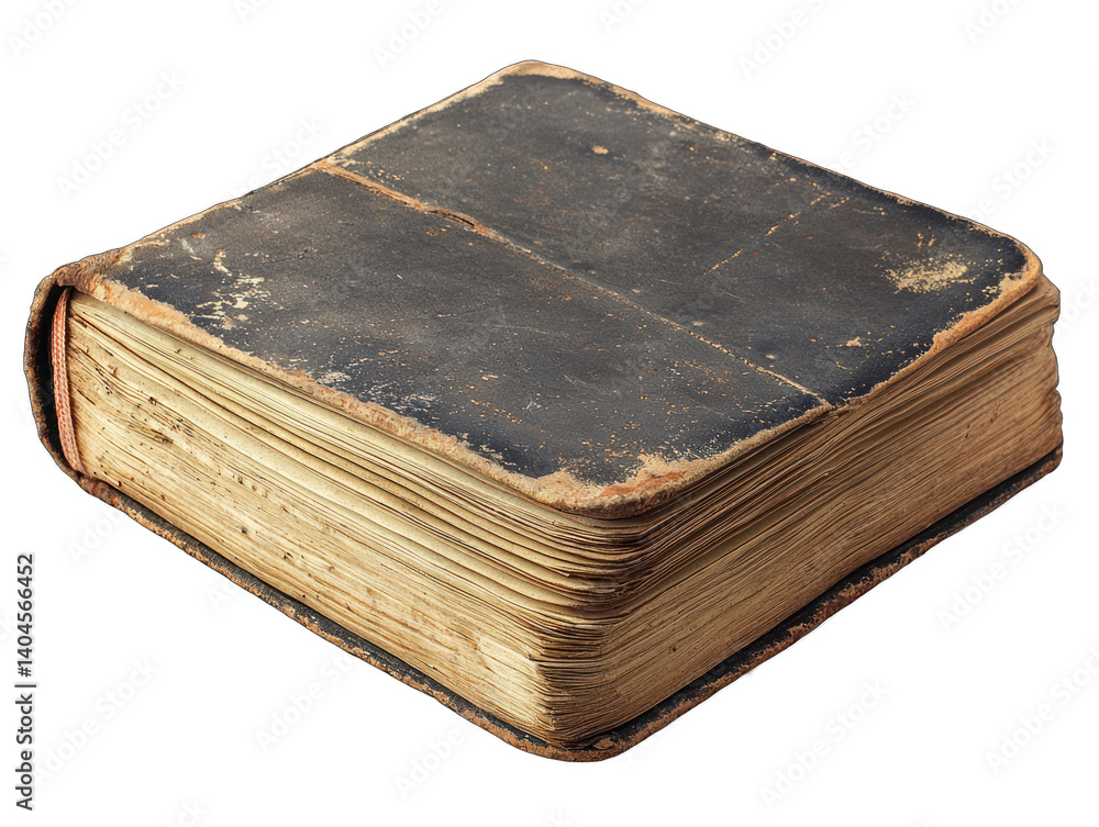 Detailed Antique Notebook Captured in High-Quality Photography with Realistic Textures and Isolated Background Detailed Antique Notebook Captured in High-Quality Photography with Realistic Textures and Isolated Background