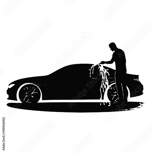 car Wash Silhouette 