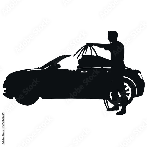 car Wash Silhouette 