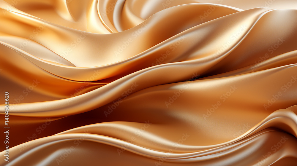 Fototapeta premium _Gold_background_with_texture_waves_and_shadow.